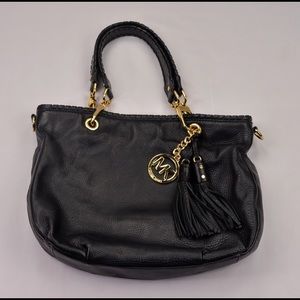 Michael Kors large leather shoulder bag
